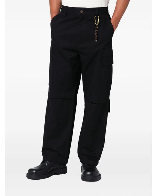 DARKPARK Black DARKPARK Saint Cargo Trousers for men
