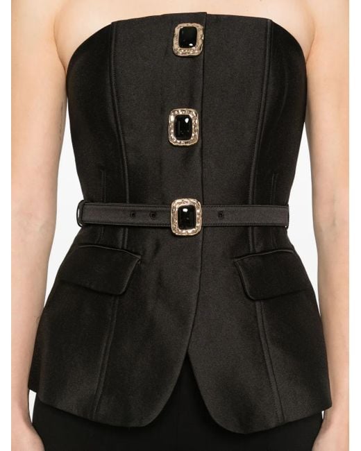 Combinaison À Détail De Boucle Self-Portrait en coloris Black