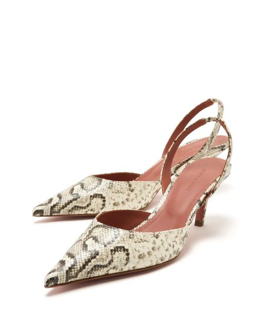 AMINA MUADDI Metallic 60Mm Sofia Pumps