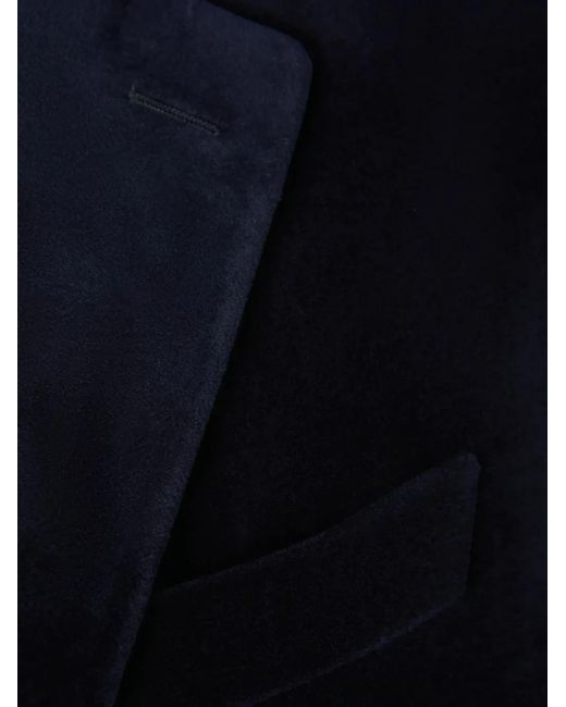 Canali Blue Velvet Two-Button Jacket for men