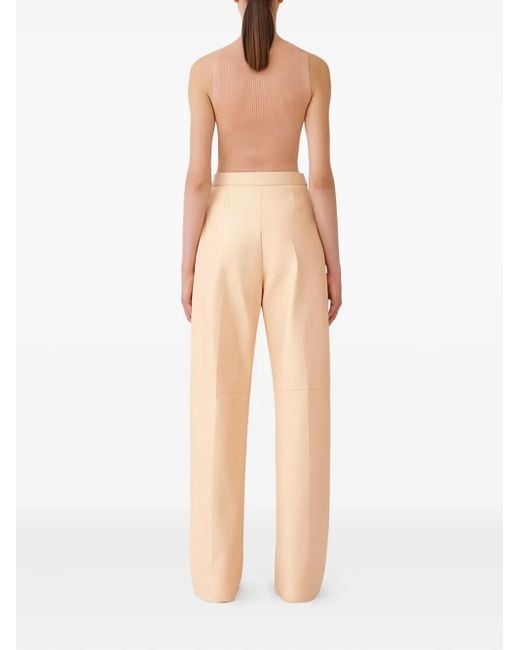 Fabiana Filippi Natural Ribbed Top