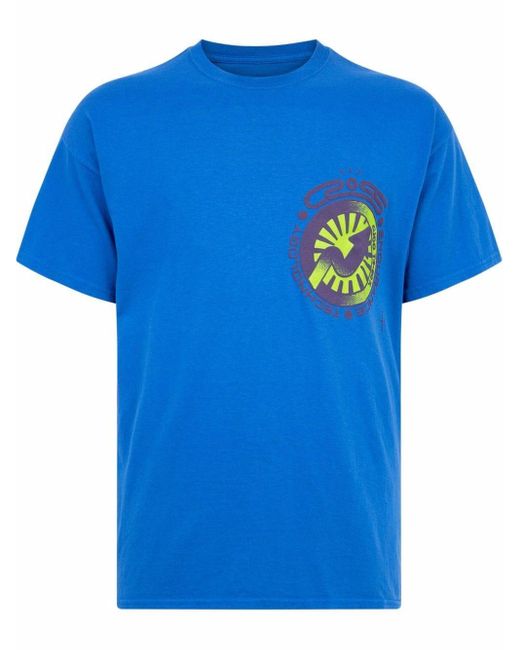 Travis Scott Cotton Cross Tech T-shirt in Blue for Men | Lyst UK