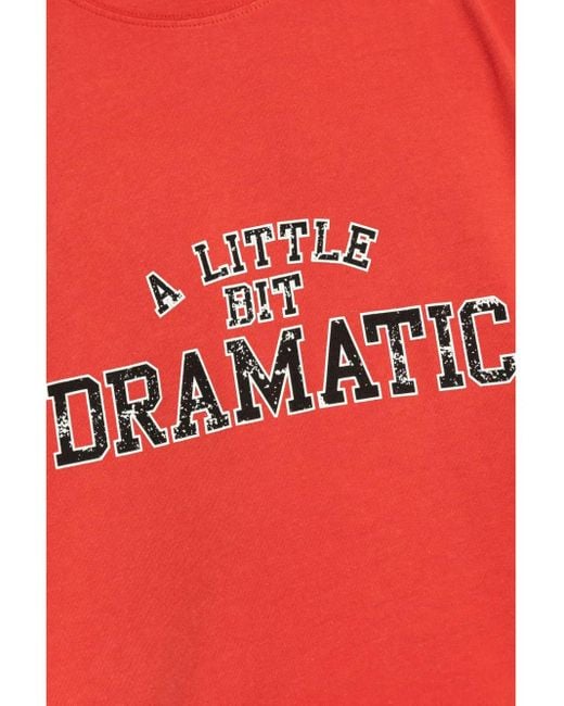 Vetements Red A Little Bit Dramática T-Shirt for men