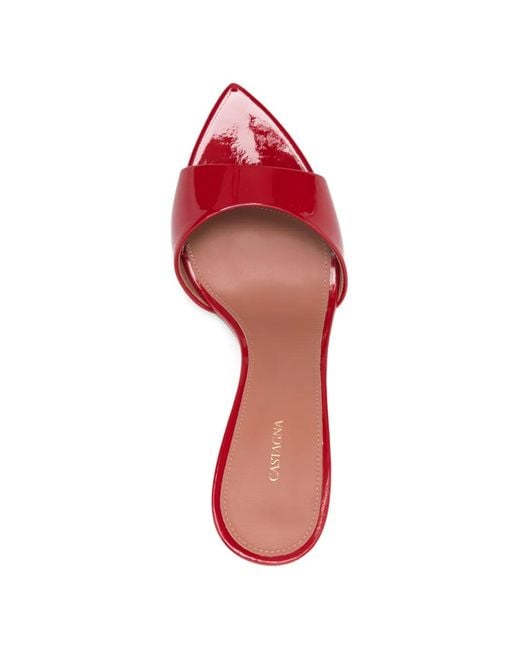 Castagna Pink Alexia Patent Sandals