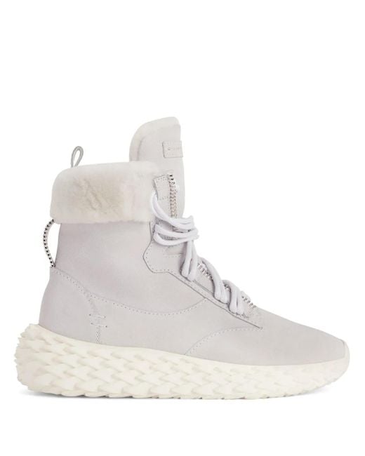 Giuseppe Zanotti Natural Urchin Hi-Top Sneakers