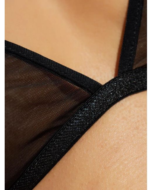 DSquared² Black Logo Bra