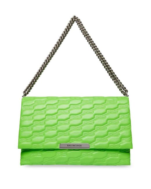 Petit sac porté épaule Triplet XL Balenciaga en coloris Green