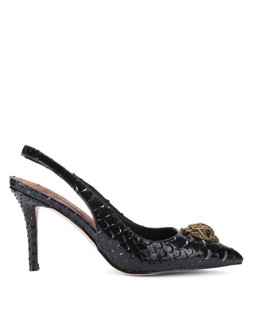 Kurt Geiger Black Belgravia Pumps 85mm