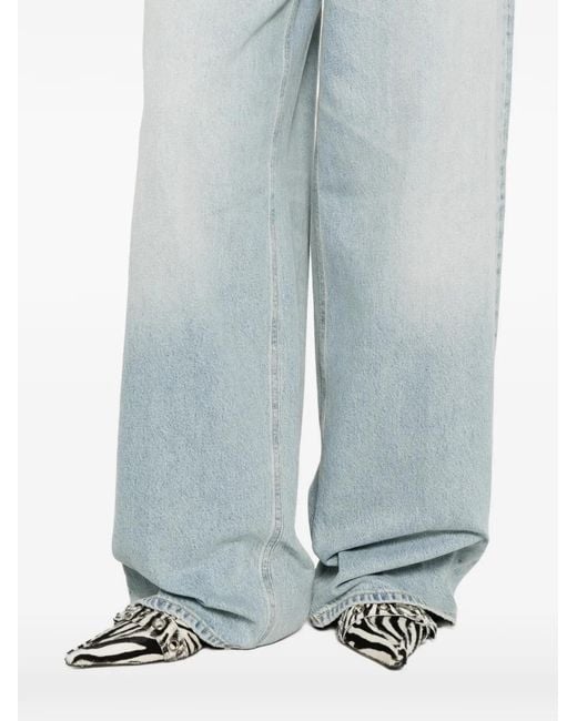 Haikure Blue Cotton Jeans