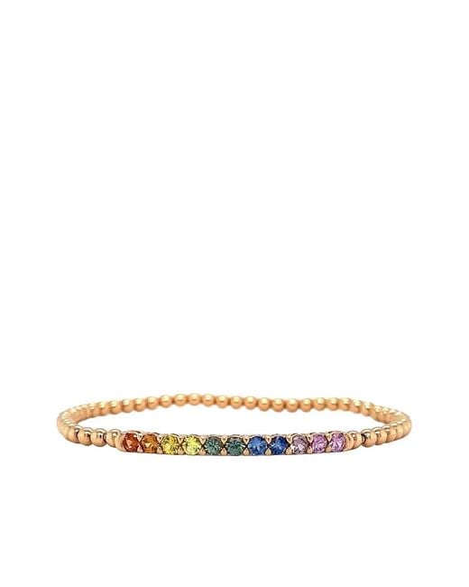 Lisa Nik White 18K Rose Sapphire Bracelet
