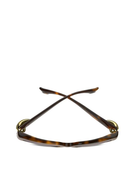 Etro Brown Drop Tortoiseshell-Effect Square-Frame Sunglasses