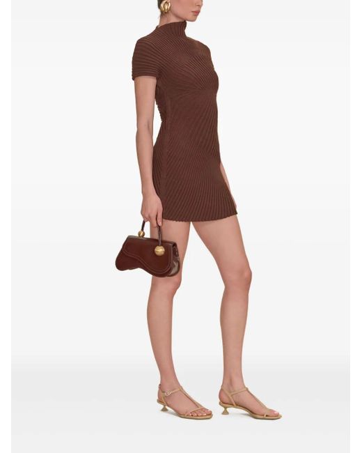 Cult Gaia Luka Mini Dress in Brown | Lyst