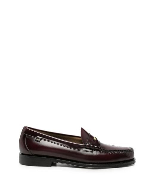 G.H.BASS White Weejun Heritage Loafers for men