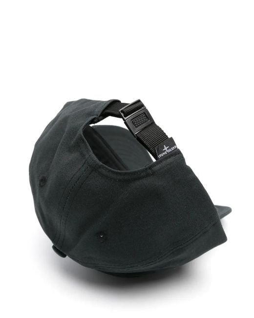 Stone Island Black Hat for men