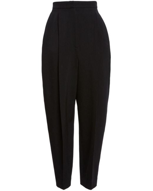 Pantalon plissé Ashford à taille haute Khaite en coloris Black