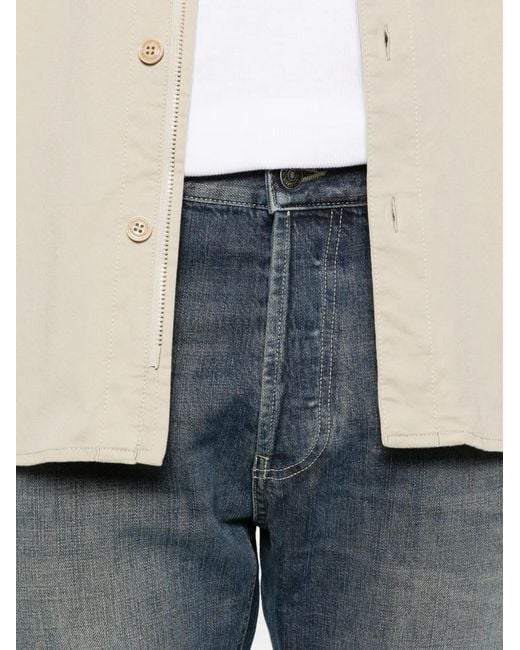 Dondup Blue Button-Fastening Jeans for men