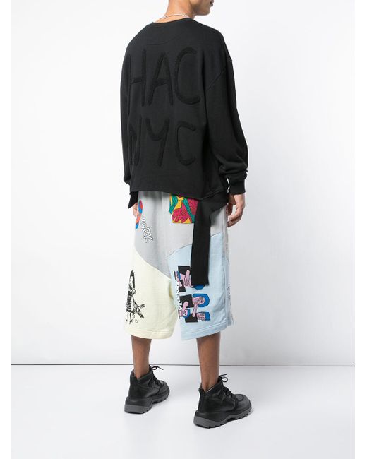 destructed sweatshirt