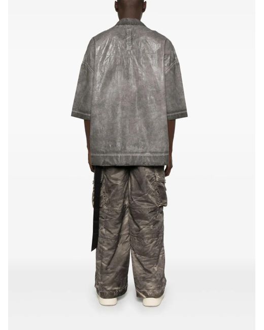 メンズ Rick Owens Magnum Tommy シャツ Gray