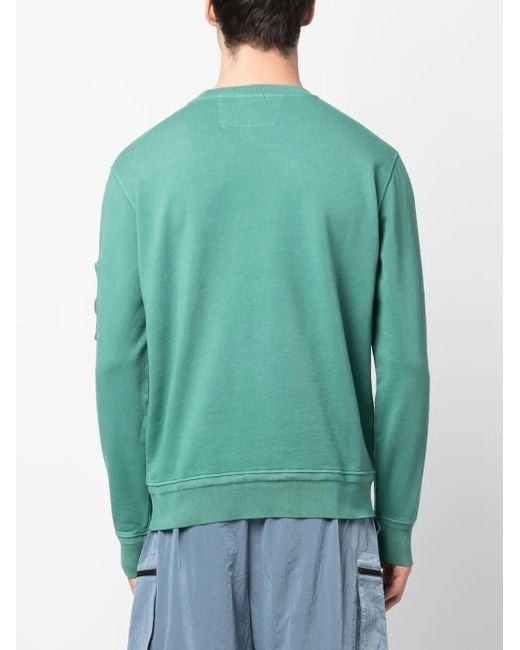 メンズ C P Company ロゴ スウェットシャツ Green