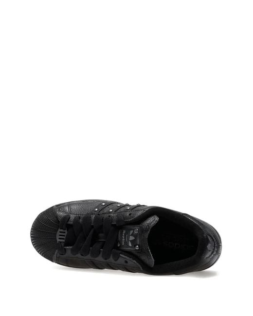 Adidas Superstar II Sneakers mit Nieten in Black für Herren