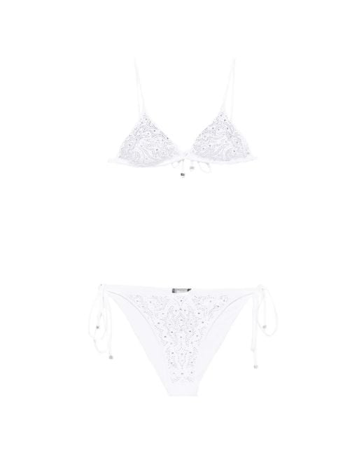 VENUJA White Triangle-Cup Bikini