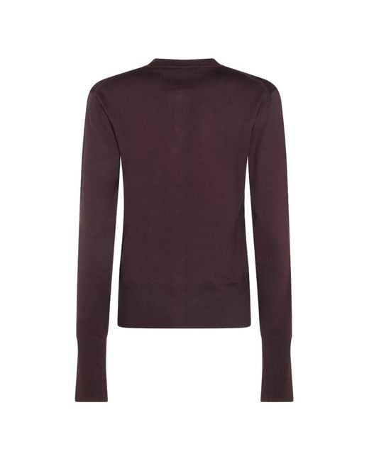 Vivienne Westwood Purple Orb-Embroidered Cardigan