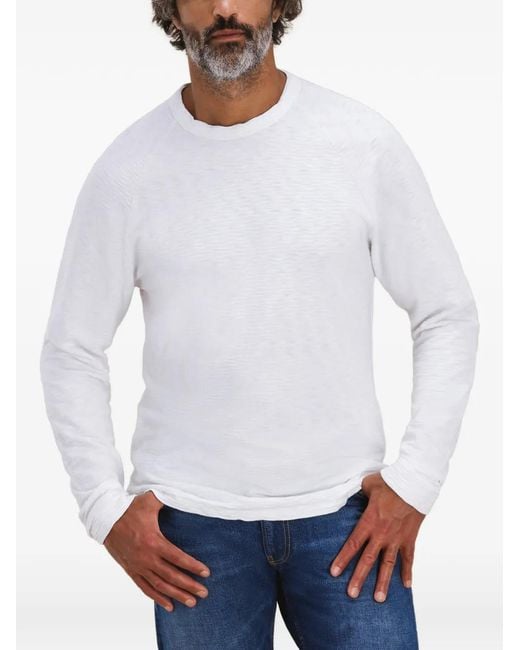Fortela White Indiana Long-Sleeve T-Shirt for men
