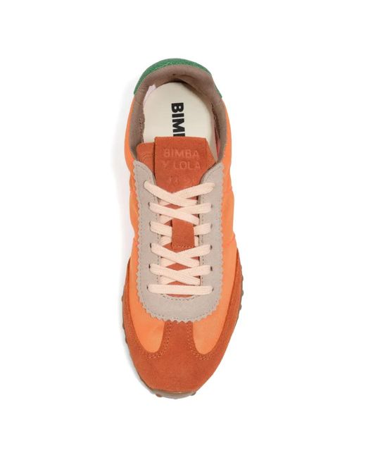 Bimba Y Lola Orange 13 29 Lace-Up Fastening Sneakers