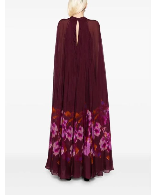 Sachin & Babi Red Tiana Gown