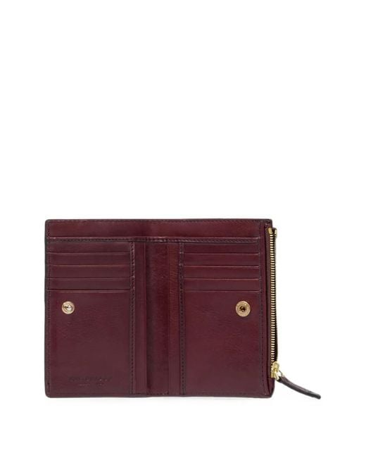 The Bridge Purple Leather Wallet