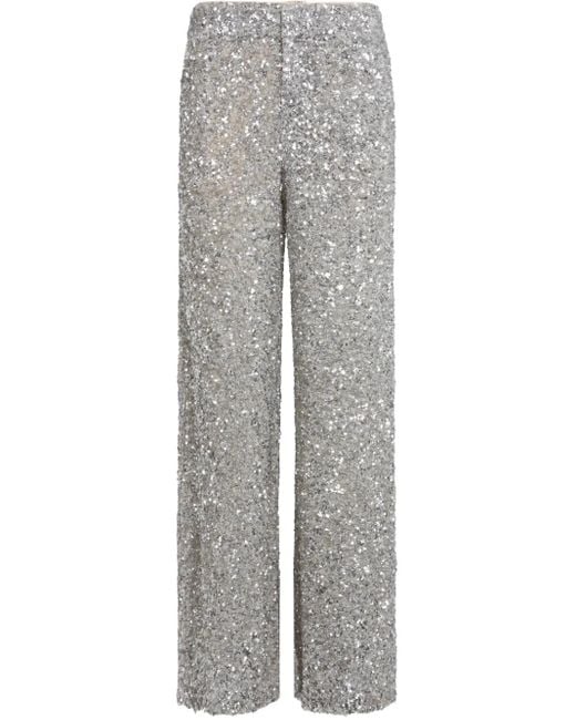 Pantalones Mame Alice + Olivia de color Gray