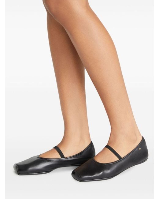 Tory Burch Black Runway Ballerina Shoes