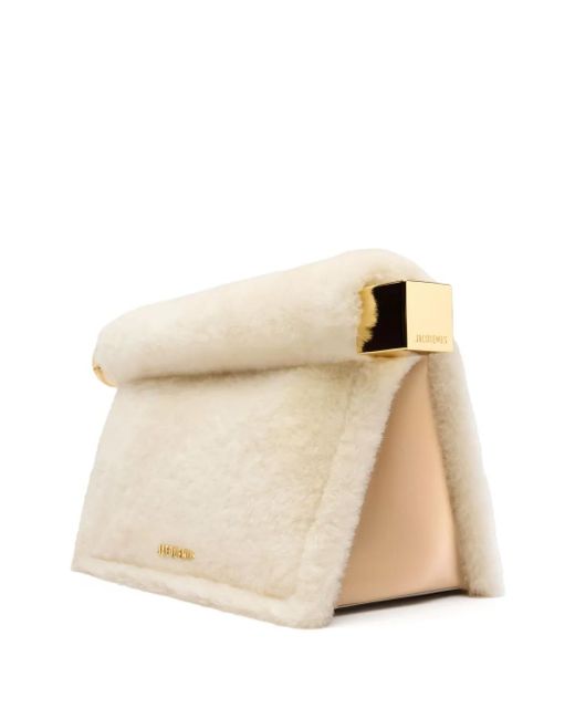 Jacquemus Natural La Pochette Rond Clutch Bag