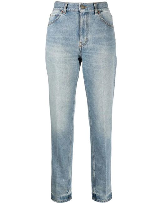 Victoria Beckham Blue Nicola Skinny Jeans