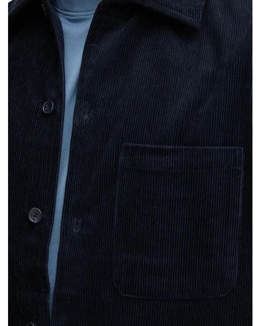 Samsøe & Samsøe Blue Corduroy Shirt Jacket for men