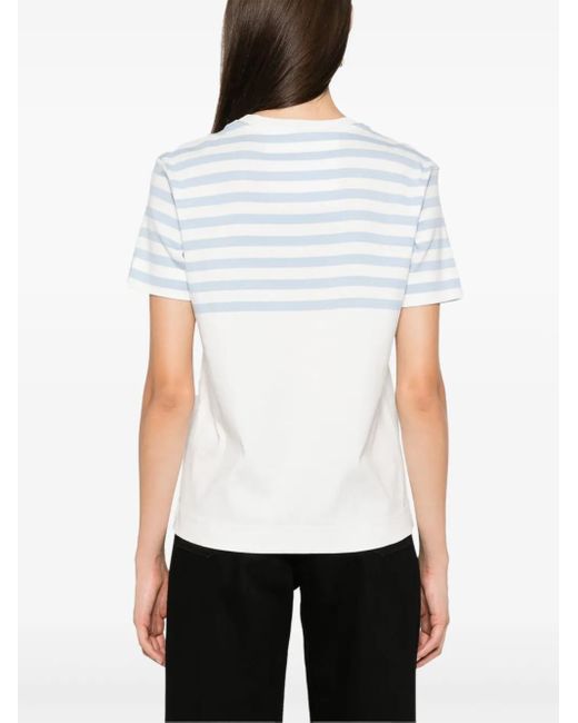Camiseta Con Placa 4G Givenchy de color White