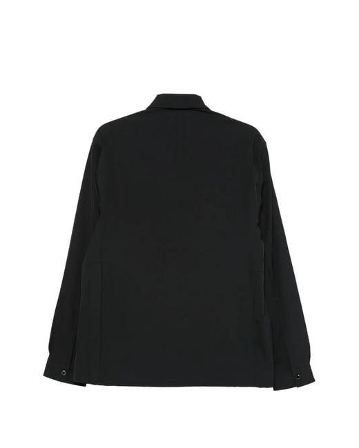 Boss Black X Porsche Logo-Emed Flap-Pocket Shirt for men