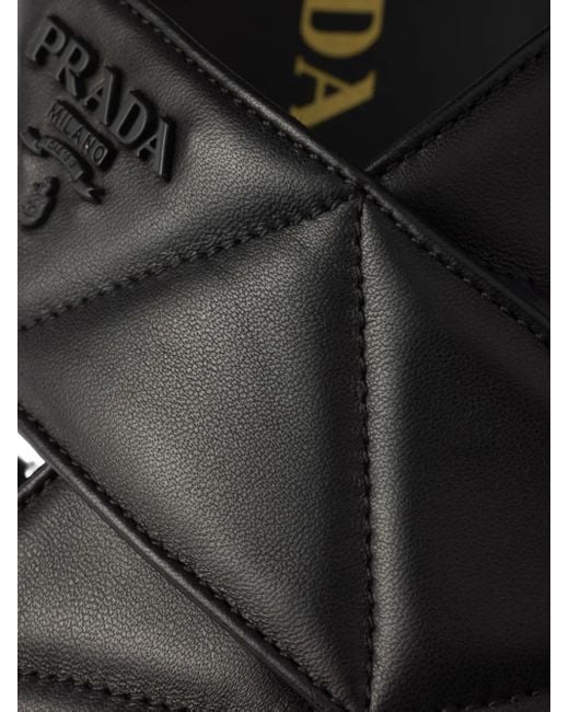 Prada Black 45Mm Leather Sandals