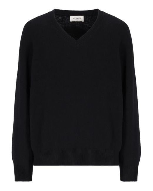 メンズ Laneus Vネック セーター Black
