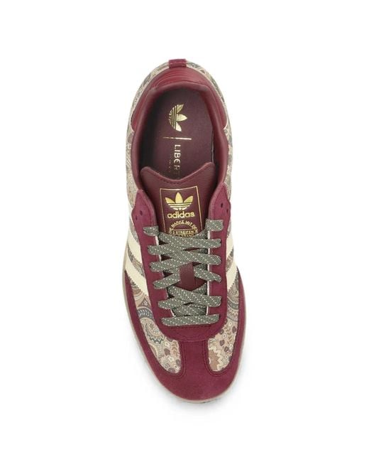Adidas Brown Samba Og Paisley-Print Sneakers