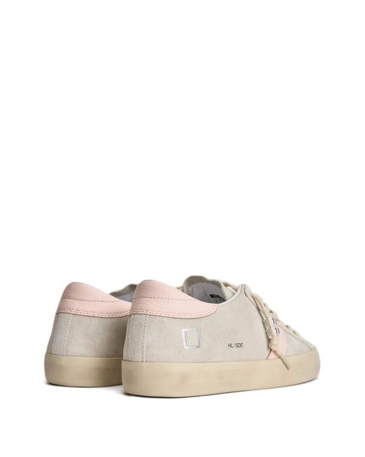 Date White Hl/Sde Lace-Up Sneakers