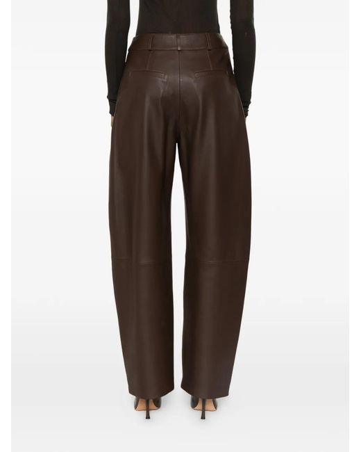 Arma Brown Charlotte Leather Trousers