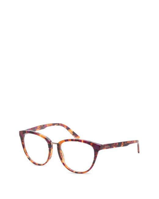Smith White Tortoiseshell-Effect Glasses