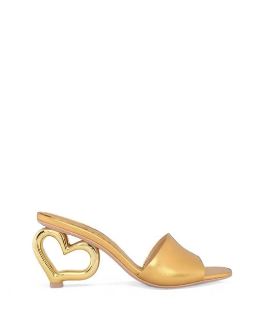Kat Maconie Red Sandales À Talon Cœur