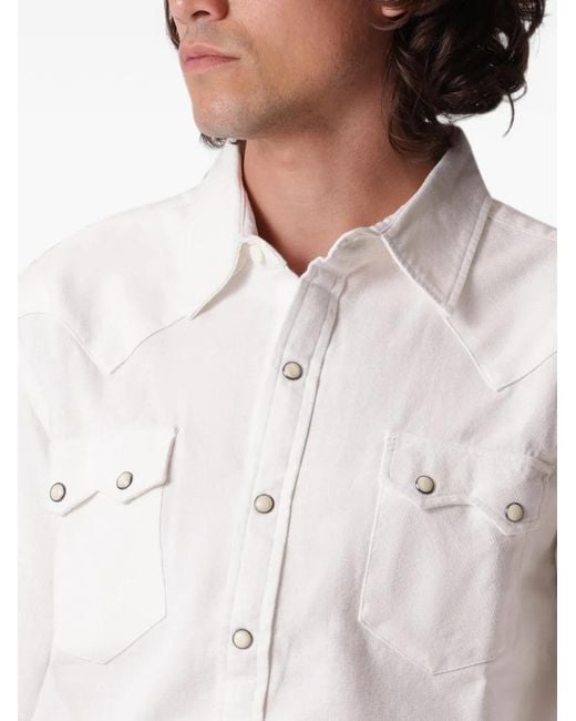 Fortela Blue Josh Cotton Shirt for men