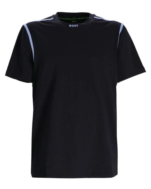 Boss Black Tape-Detail T-Shirt for men