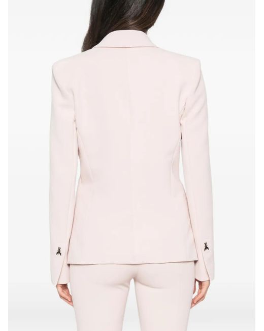 Patrizia Pepe Pink Single-Breasted Blazer