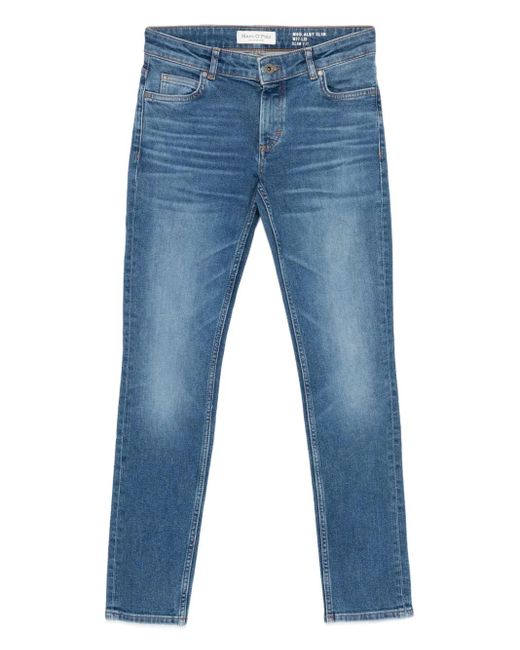 Jeans Con Design A Cinque Tasche di Marc O' Polo in Blue