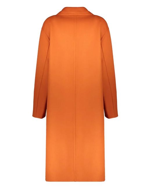 Herno Orange Single-Breasted Coats