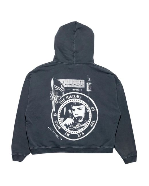 Enfants Riches Deprimes Blue Graphic-Print Hoodie for men